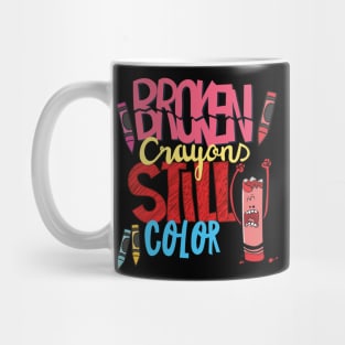 Broken crayond still color Mug